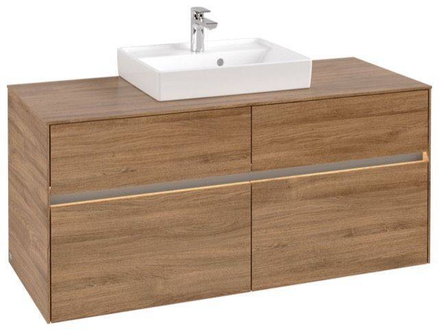 Villeroy & Boch Collaro Waschtischunterschrank 1200 x 548 x 500mm, mit LED Beleuchtung