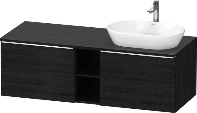 Duravit D-Neo Konsolenwaschtischunterbau mit Möbelgriff chrom