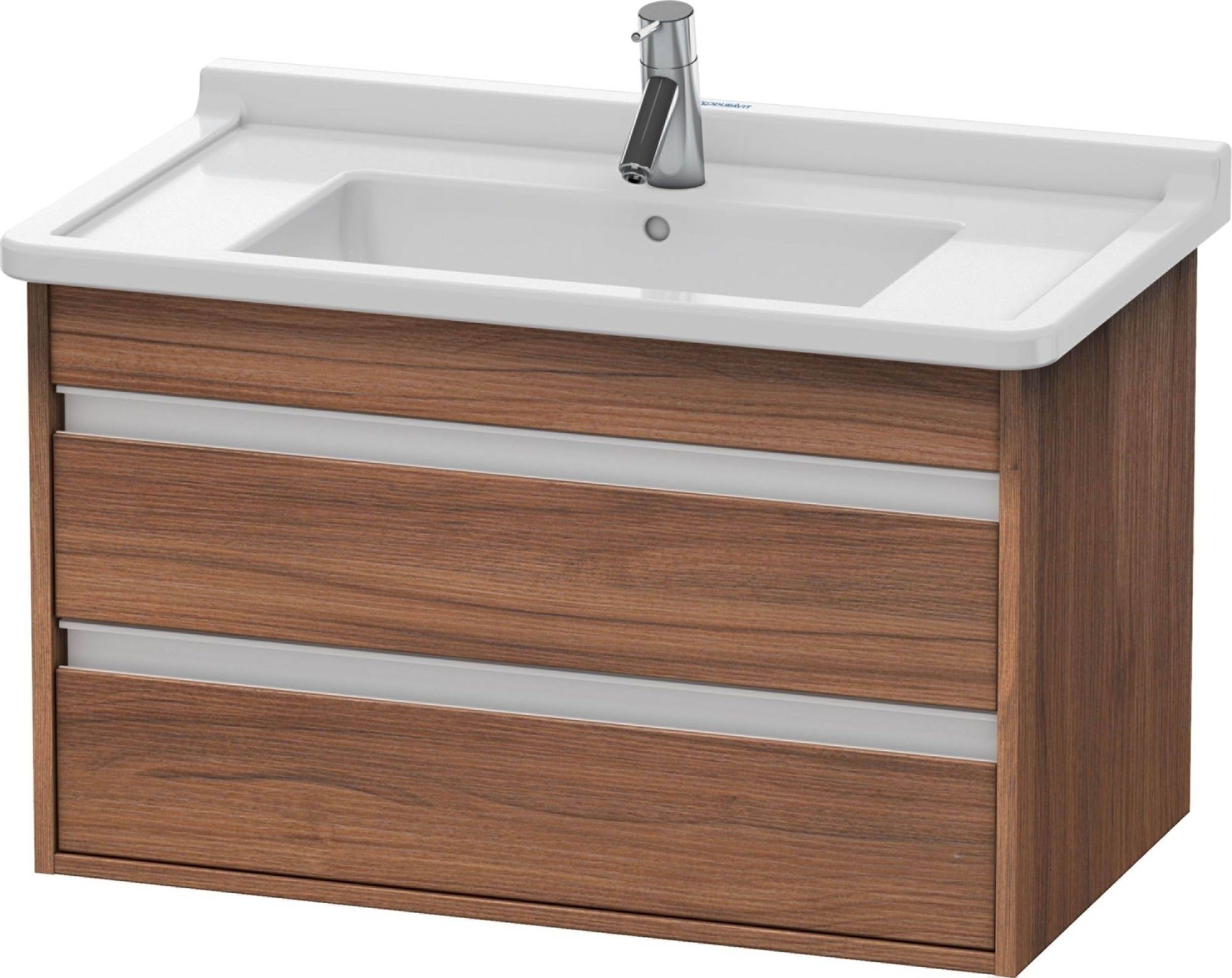 Duravit Ketho Waschtischunterbau wandhängend KT6644 für Starck 3 Waschtisch