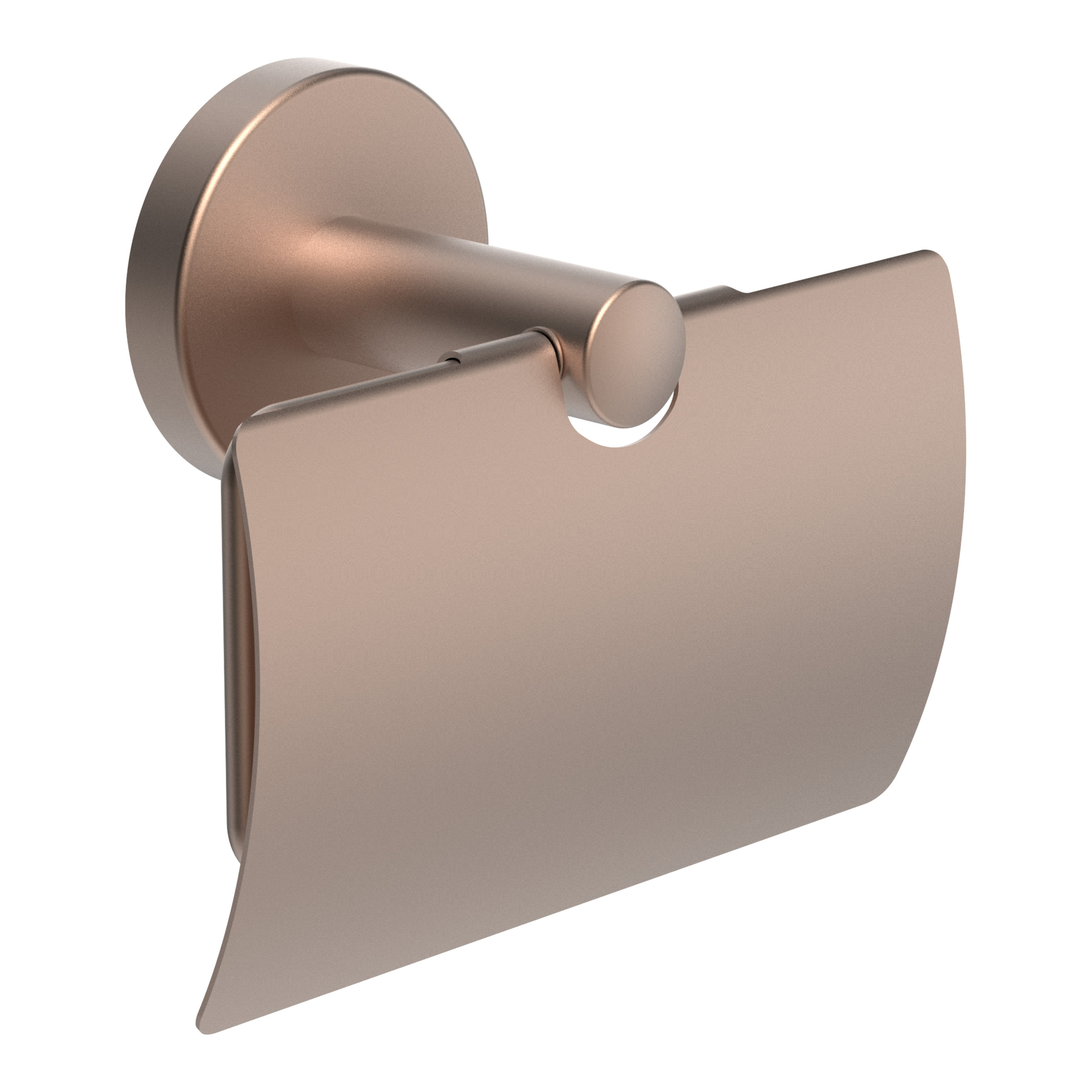 LAUFEN Niara Toilettenpapierhalter 38406.2 mit Abdeckung, rosegold gebürstet