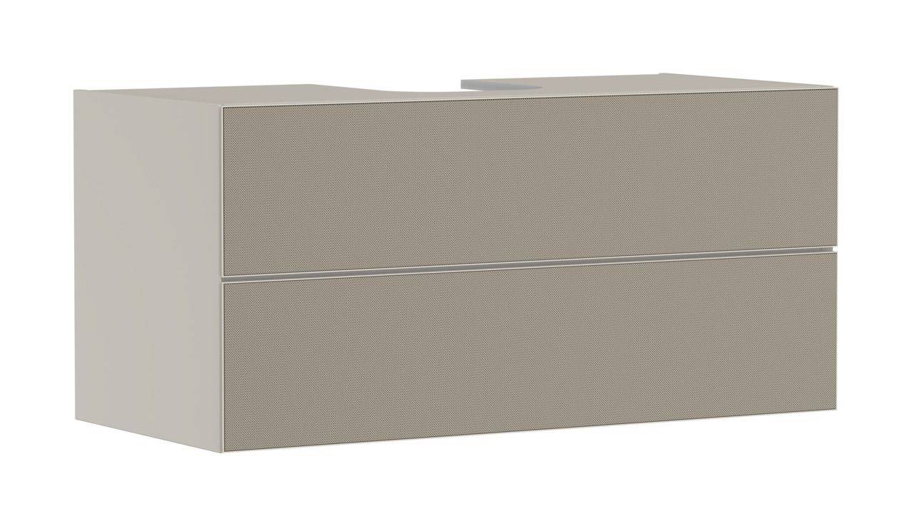 Hansgrohe Xevolos E Waschtischunterschrank 1180mm Korpus sandbeige matt, Front bronze struktur