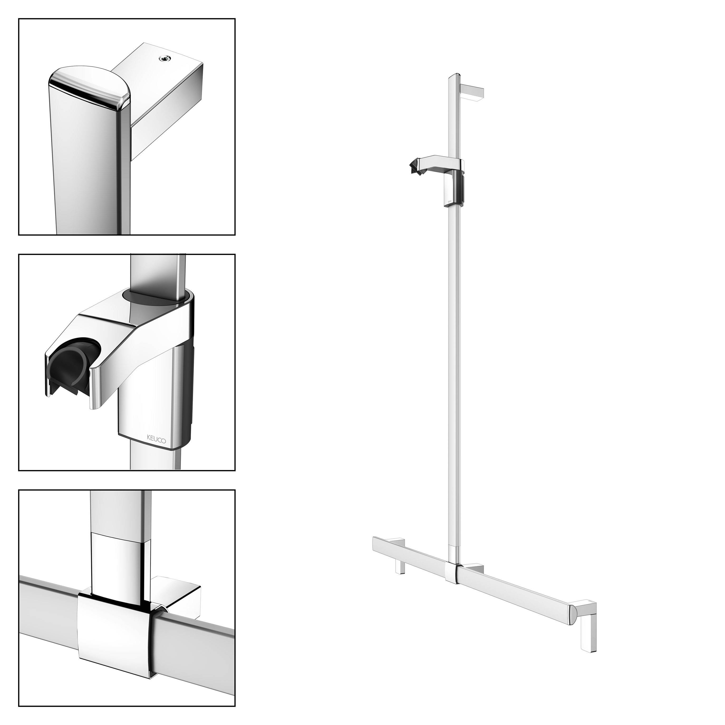 AXESS Duschhandlauf 1000mm mit Brausestange