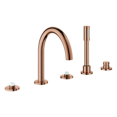 GROHE Atrio Private Collection 5-Loch-Wannenbatterie warm sunset