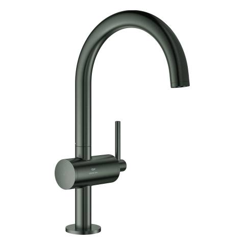 GROHE ATRIO Einhand-Waschtischbatterie hard graphite gebürstet