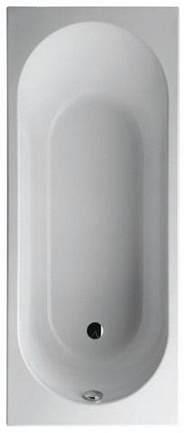 O.NOVO Solo acrylic rectangular bathtub 1700 x 750mm