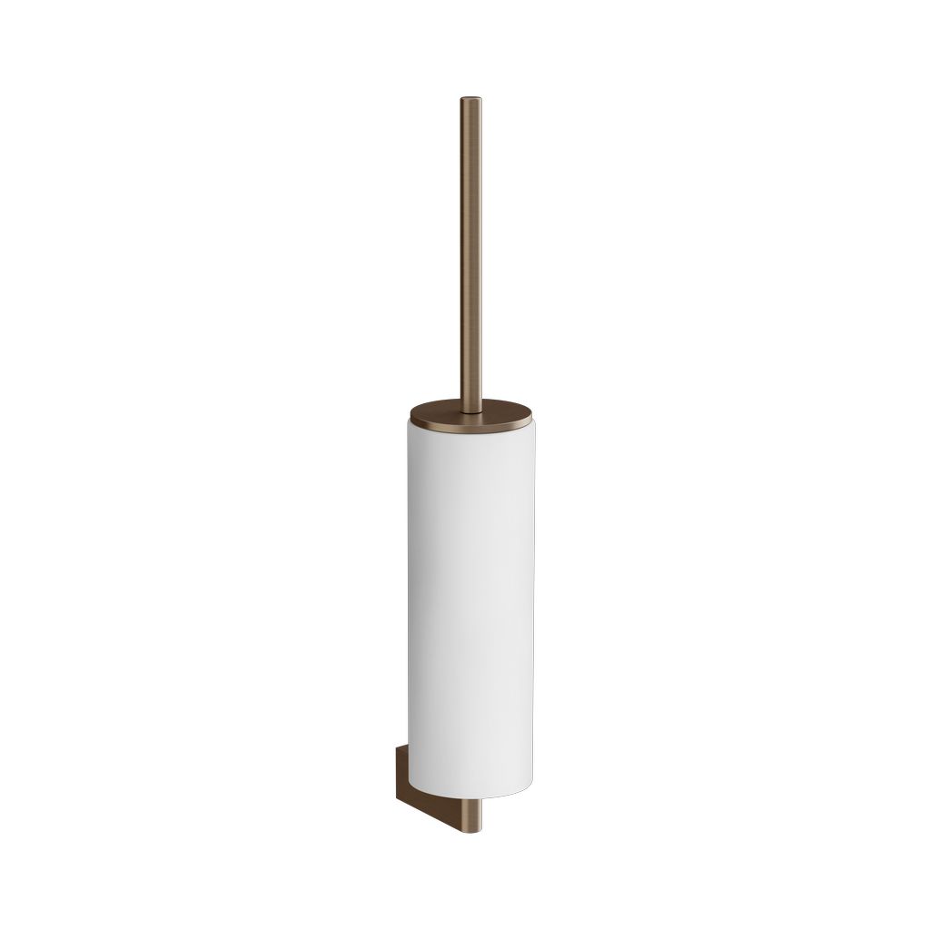 Gessi ORIGINI Bürstenhalter weiß Coffee bronze gebürstet PVD