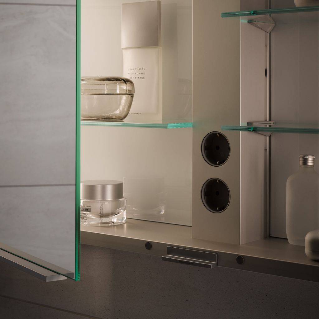 Spiegelschrank Royal Match  800mm breit, Wandeinbau-Montage