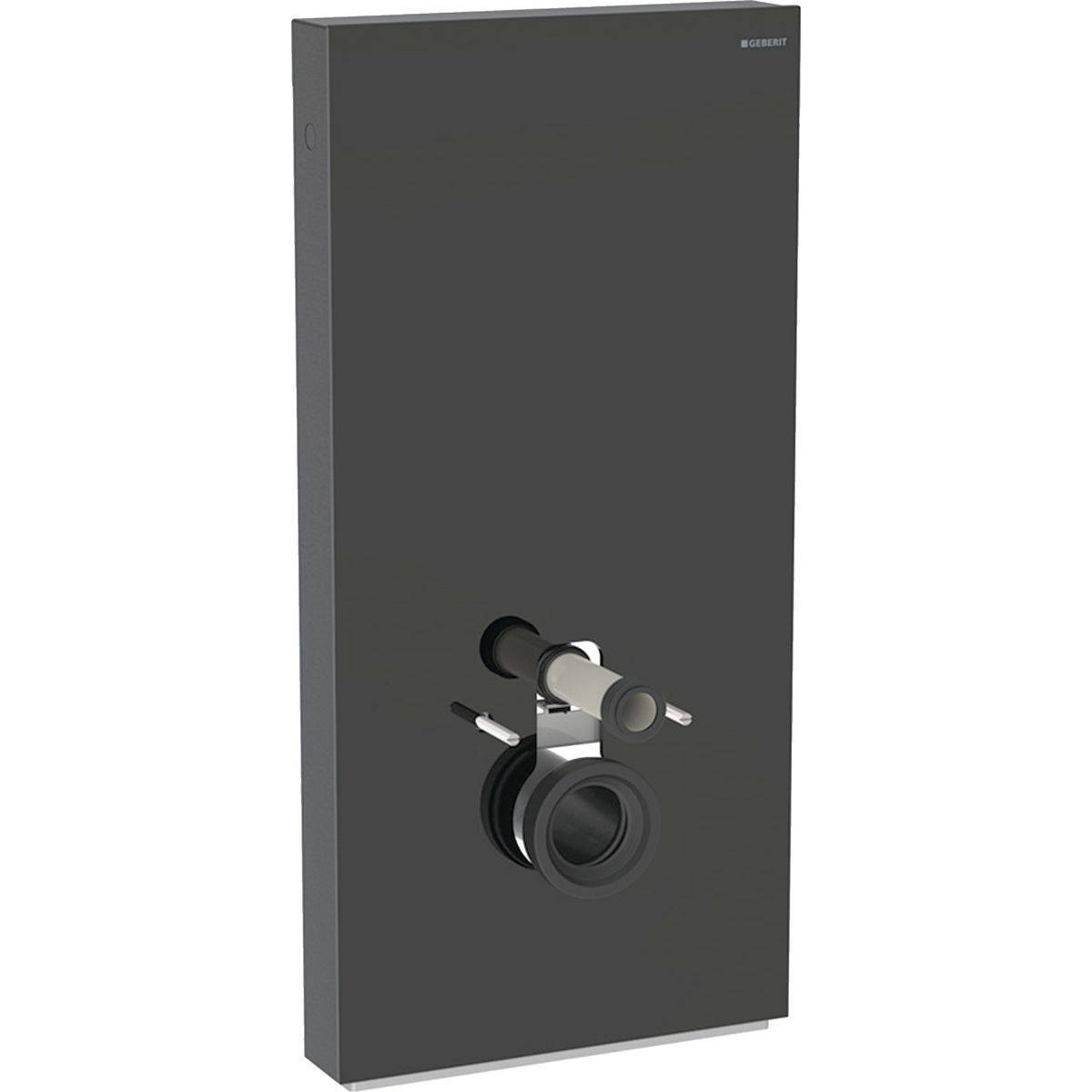 Monolith Plus Sanitärmodul für Wand-WC, 101cm, Frontverkleidung aus Glas