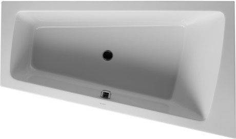 Duravit Paiova Badewanne Einbauversion, mit Rückenschräge rechts