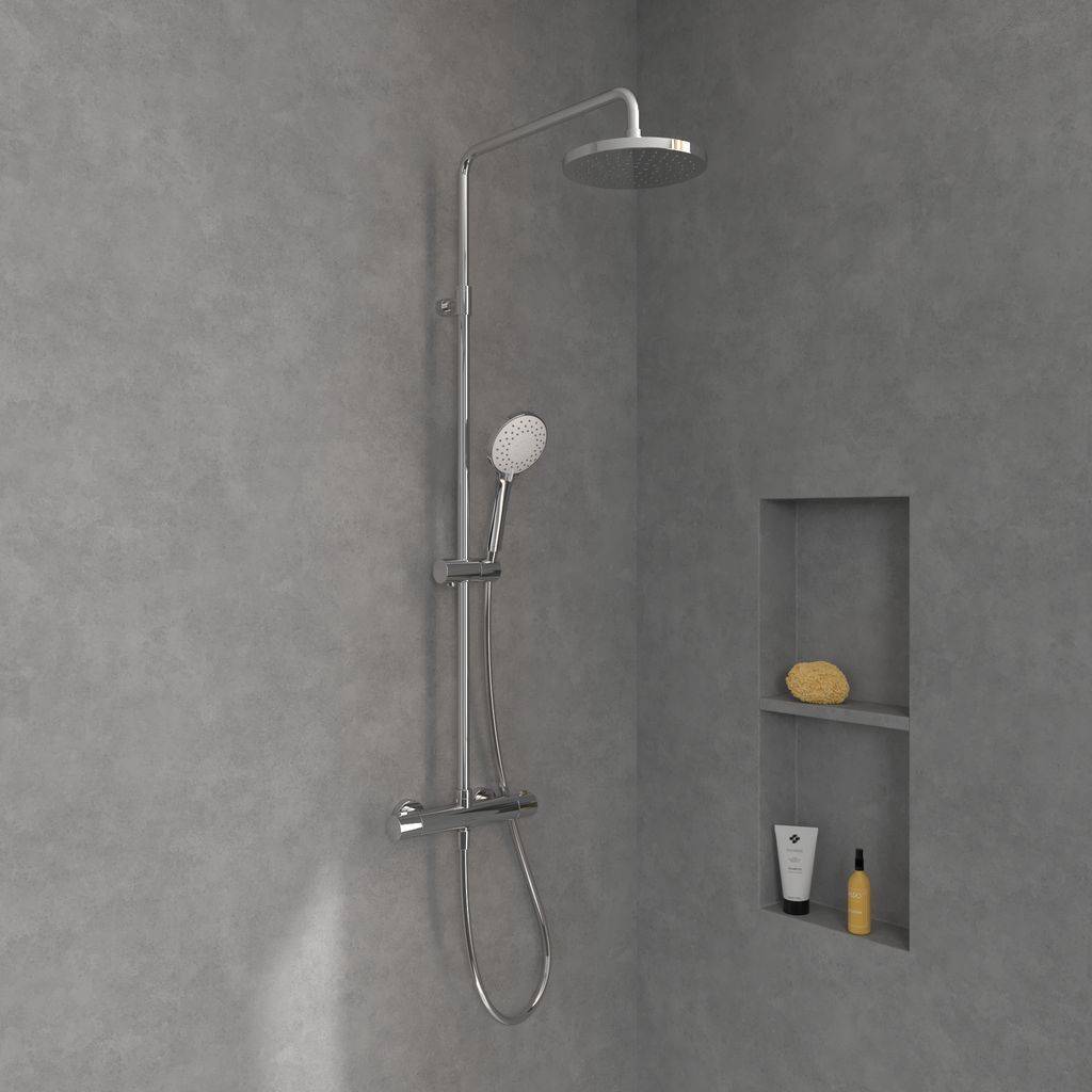 Universal Showers Handbrause mit 3 Strahlarten