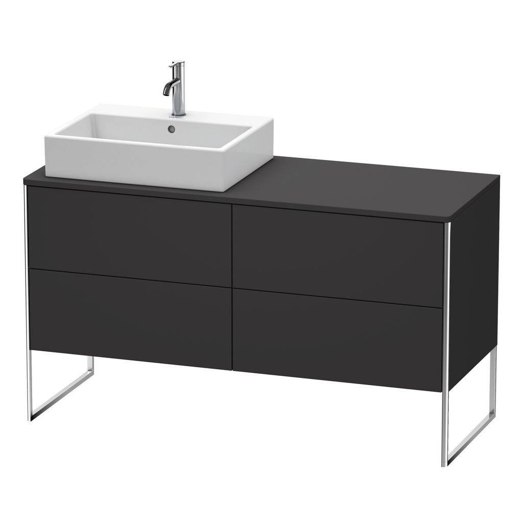 Duravit XSquare Waschtischunterbau bodenstehend XS4923, 4 Auszüge, 1400 x 548mm