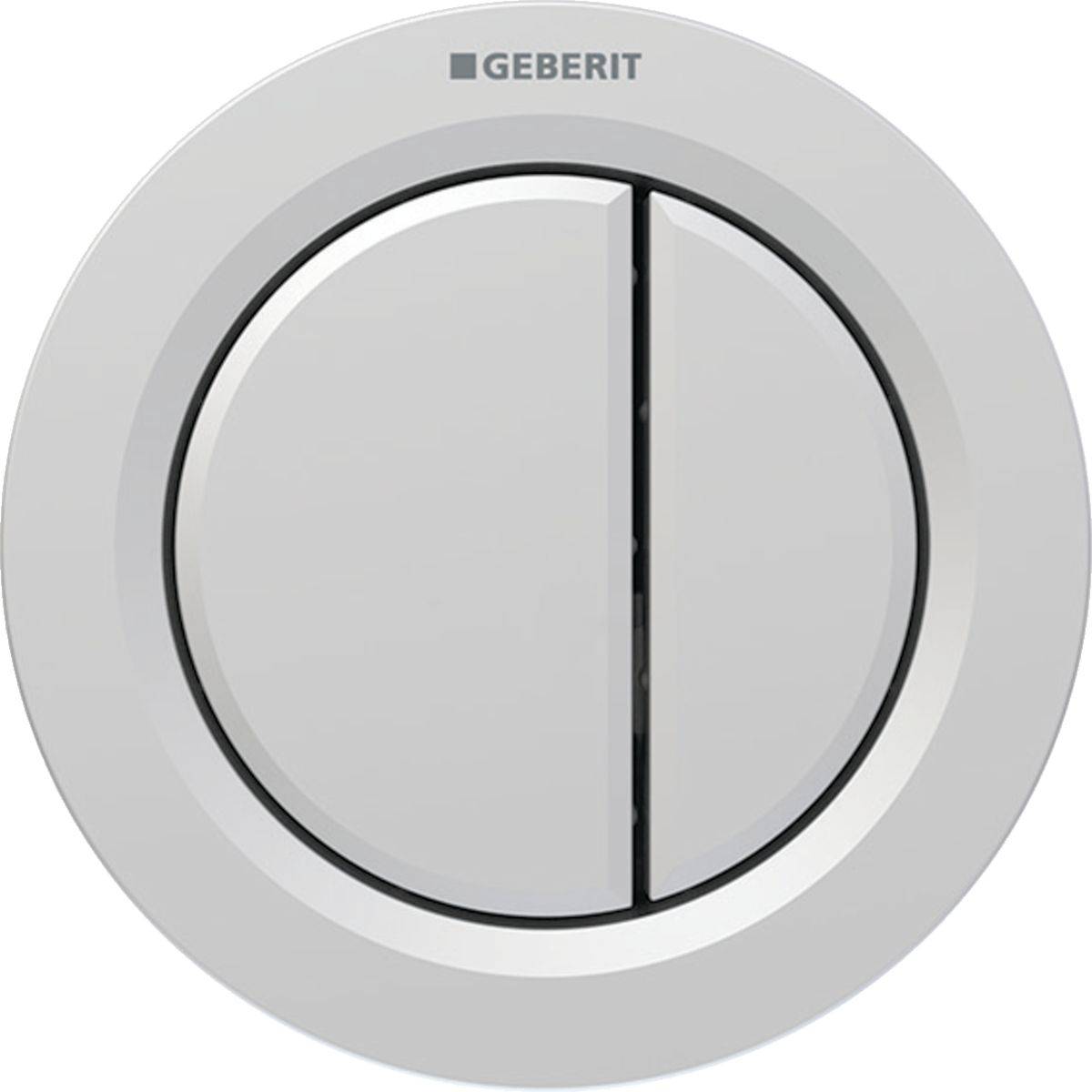 Geberit Fernbetätigung Typ 01, pneumatisch, für 2-Mengen Spülung, Möbeldrücker