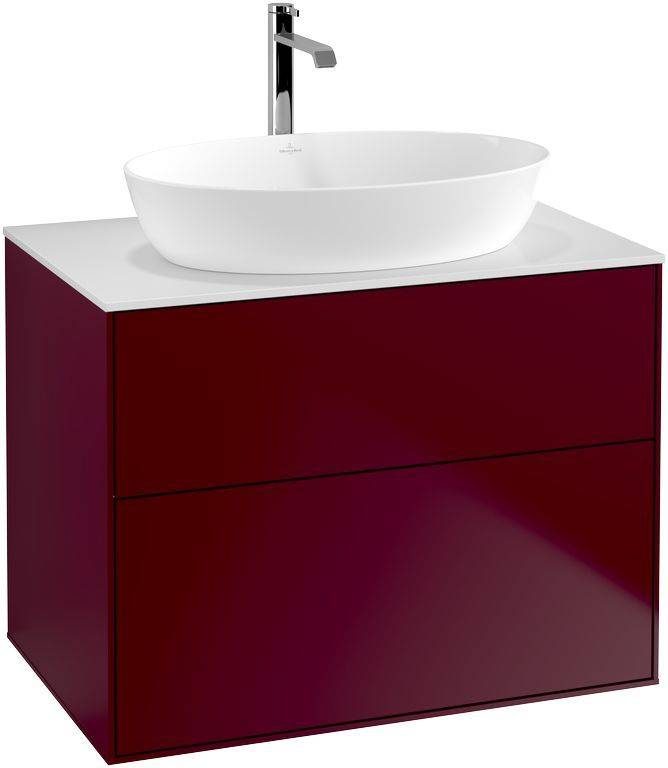 Villeroy & Boch Finion Waschtischunterschrank 800 x 603 x 501mm, Abdeckplatte weiß matt