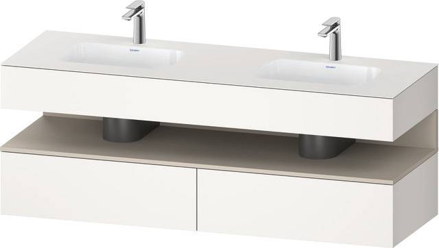 Duravit Collection One Einbauwaschtisch mit Unterbau 1600mm