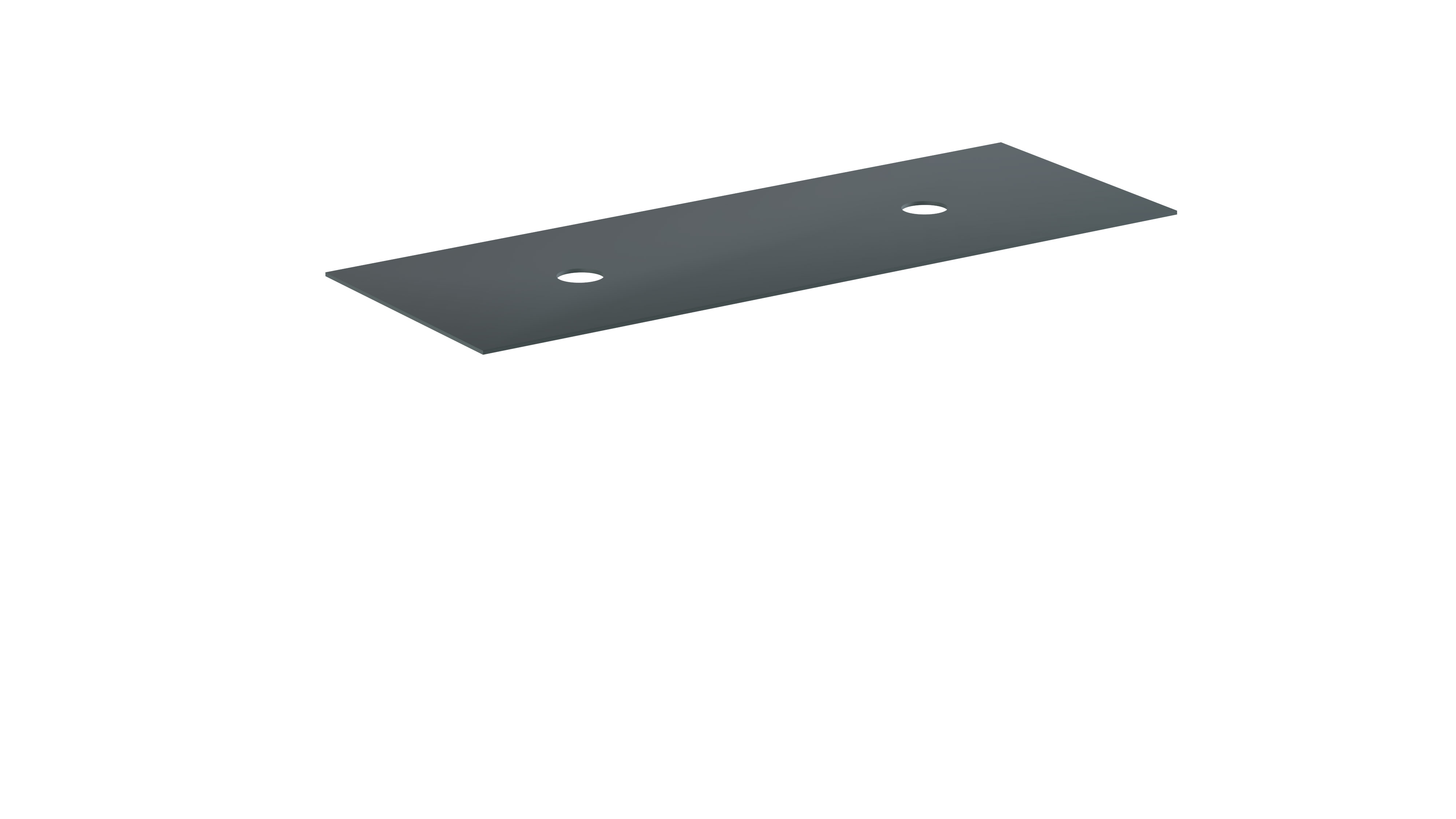 Thebalux Skinny Alumium-Deckplatte 120cm