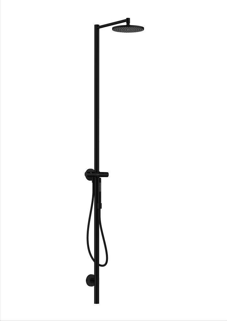 Nature shower column with overhead shower Outdoor shower