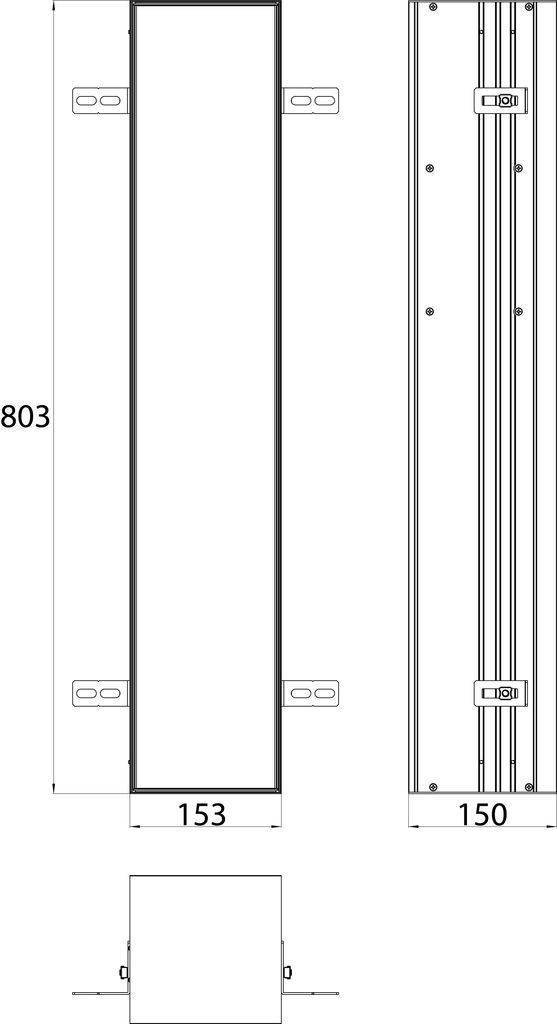 asis module plus Unterputz-WC-Modul befliesbar
