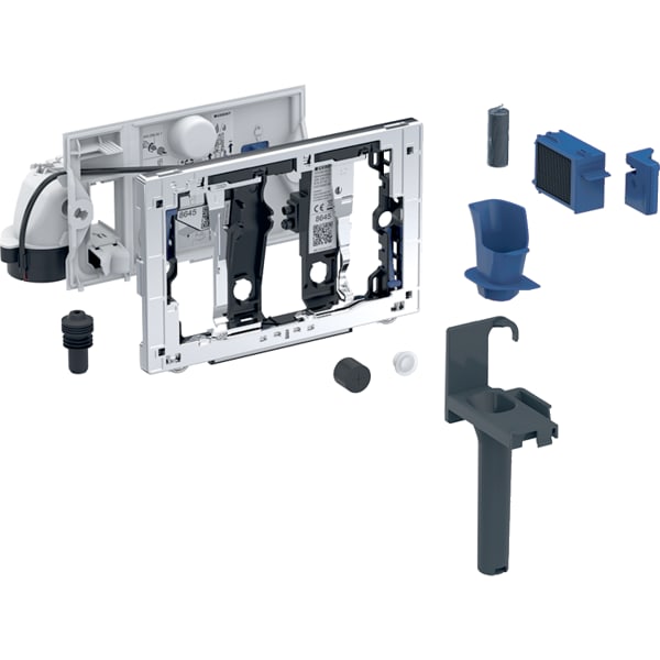 Geberit Duofresh Modul mit manueller Auslauf für Sigma Unterputzspülkasten 12 cm, glanzverchromt