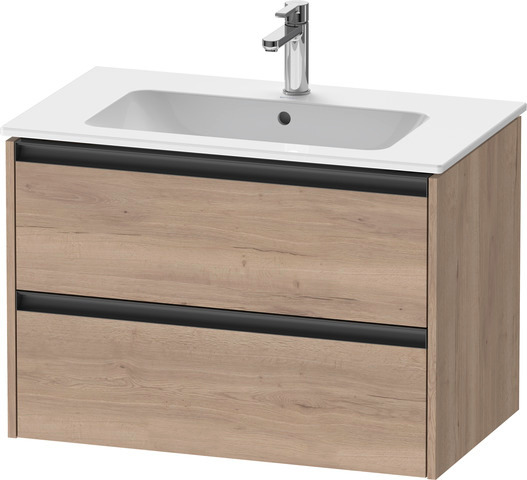 Duravit Ketho.2 Waschtischunterbau wandhängend für Me by Starck Waschtisch