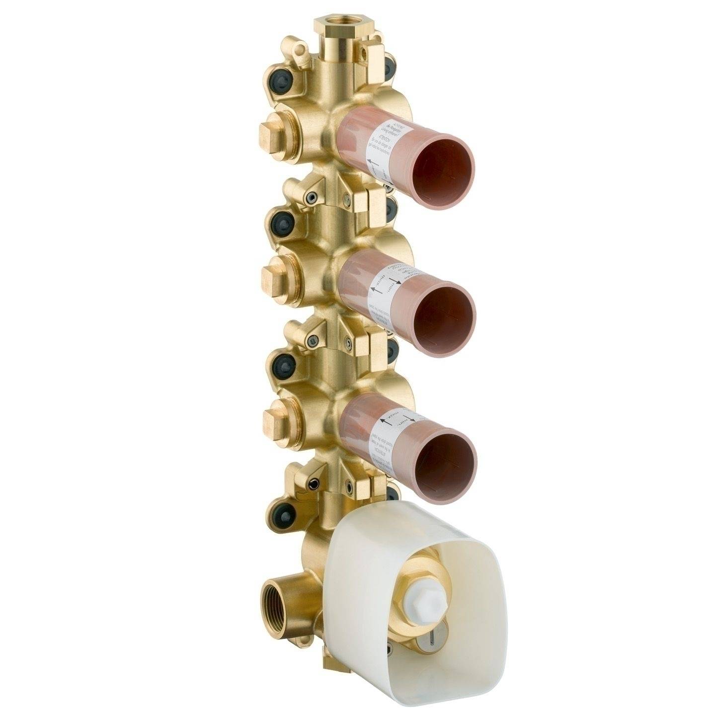 Base body for flush-mounted thermostat module 36 x 12