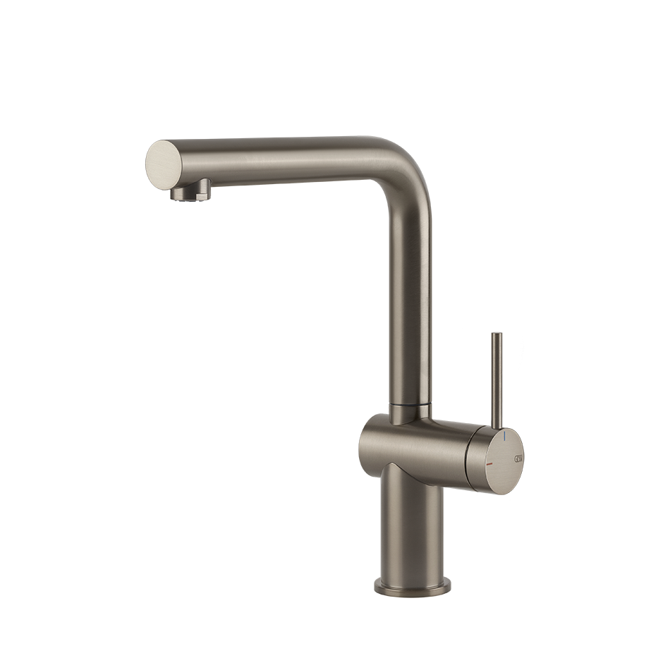Gessi INEDITO Einhebel-Küchenmischer Niederdruck Finox Optik