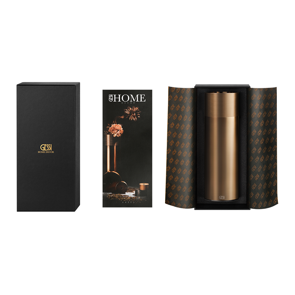 Gessi Dekorative Schatulle mit Blumenvase Cesello