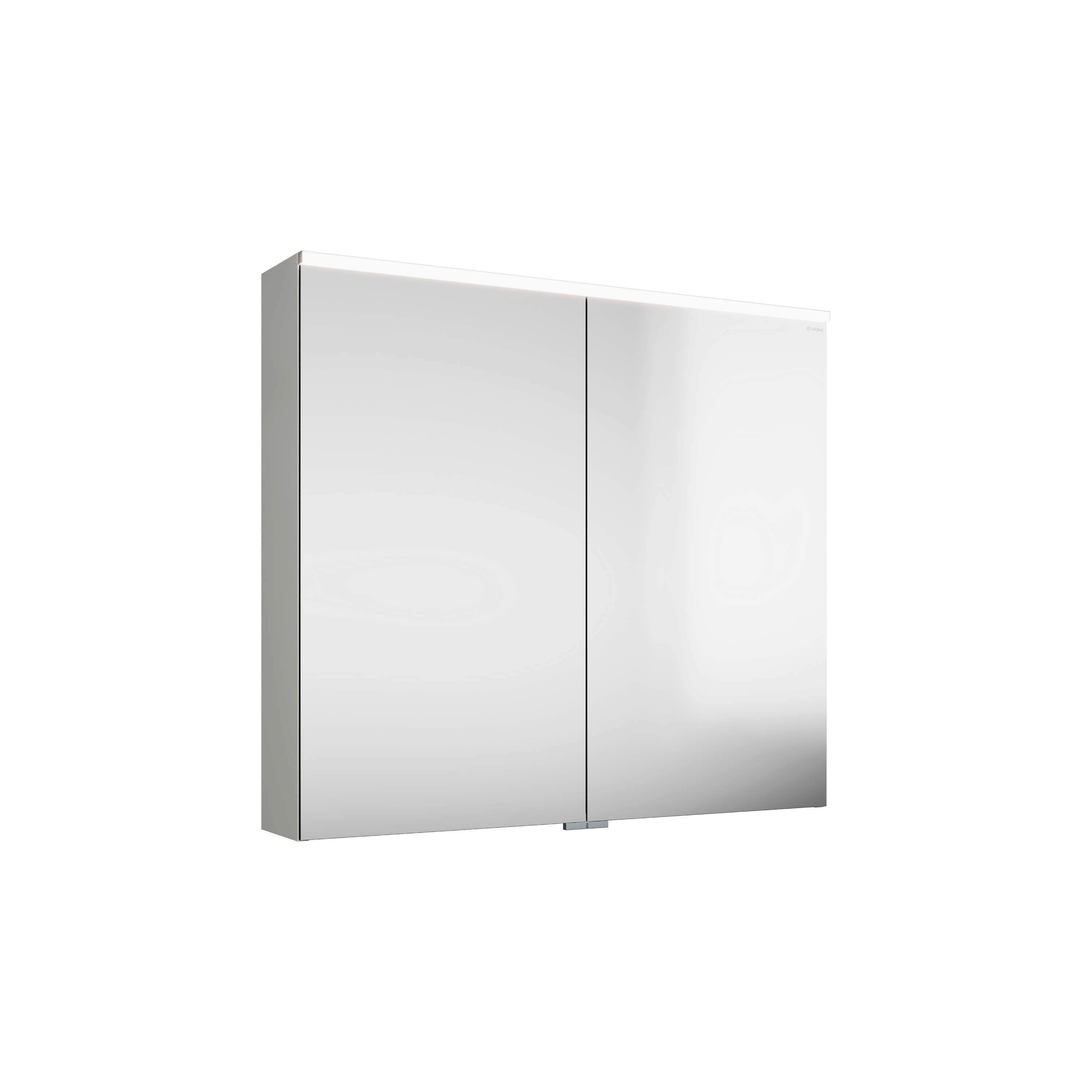 burgbad Eqio Spiegelschrank SPGT090 800x900x170 Weiß Hochglanz