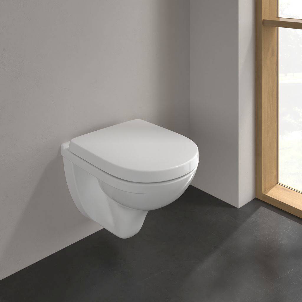 Villeroy & Boch O.Novo Combi-Pack Wand-Tiefspül-WC mit Spülrand