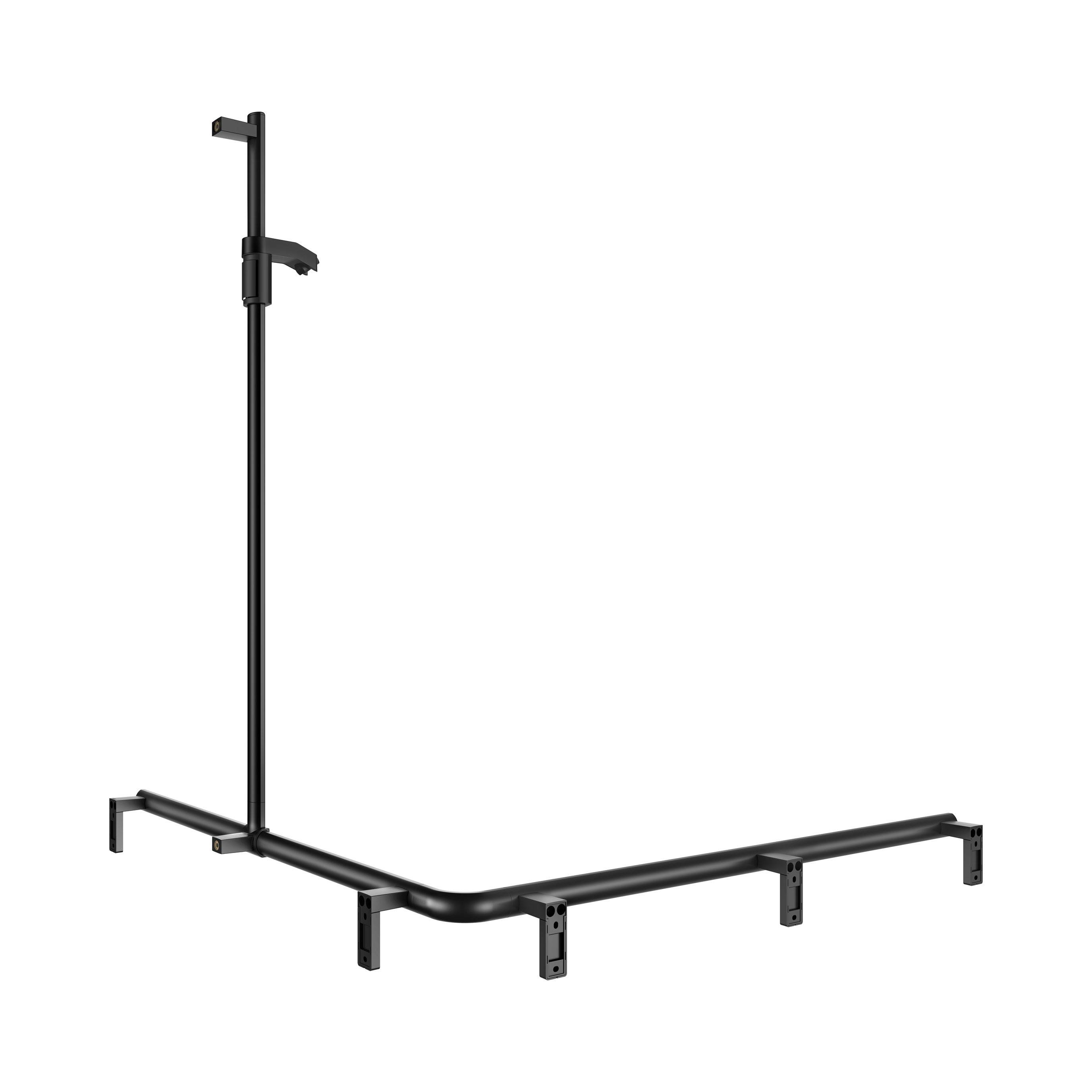 AXESS Duschhandlauf mit Brausestange rechte Ausführung 1150/1150mm