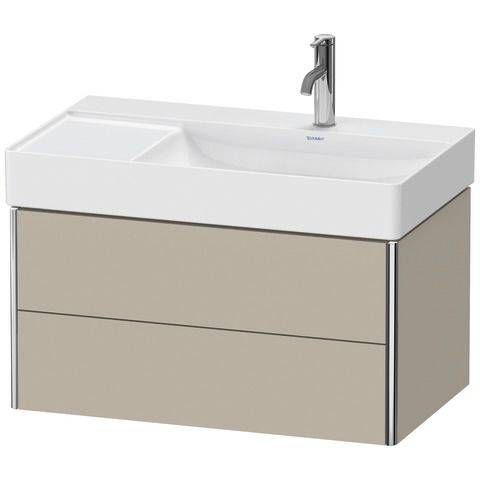 Duravit XSquare Waschtischunterbau wandhängend XS4169, zwei Schubkästen, 784 x 460mm