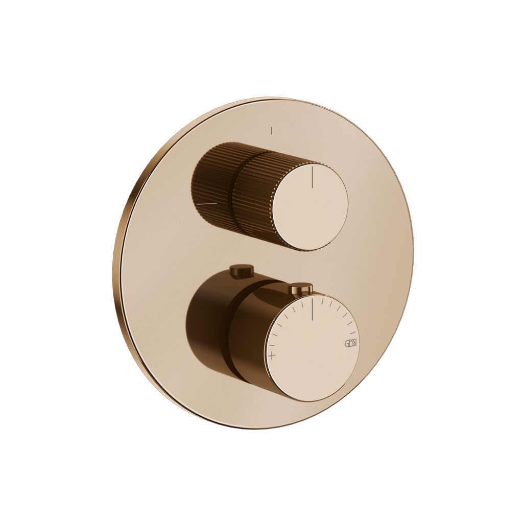 Ventaglio 2-Wege Brause-Thermostat Kupfer