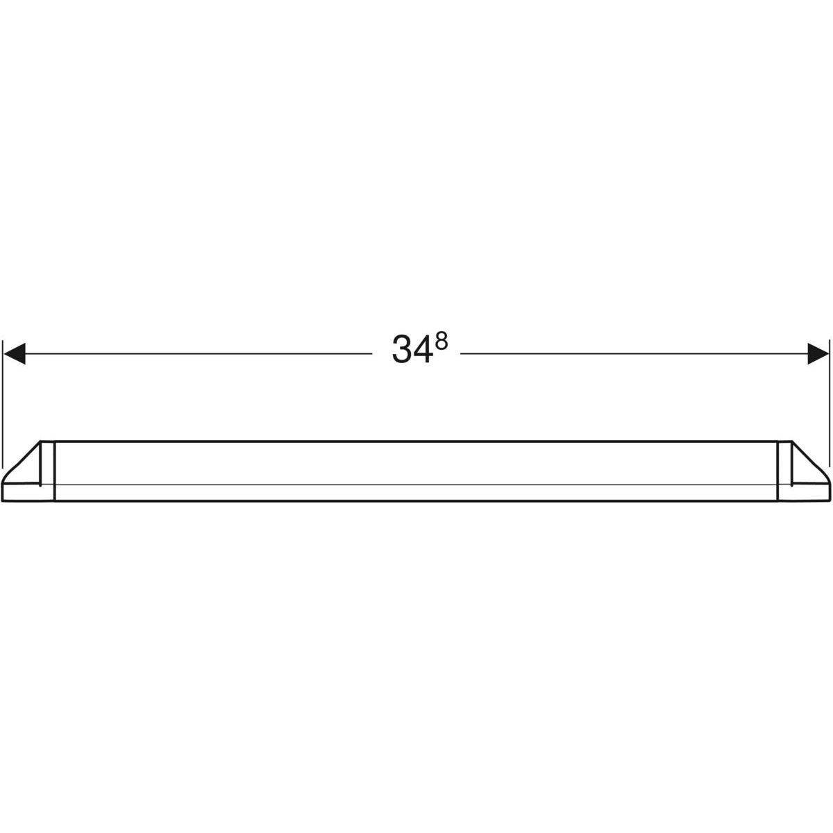 Socket element with comfort light module for furniture 60cm
