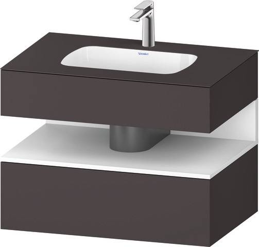 Duravit Collection One Einbauwaschtisch mit Unterbau 800mm