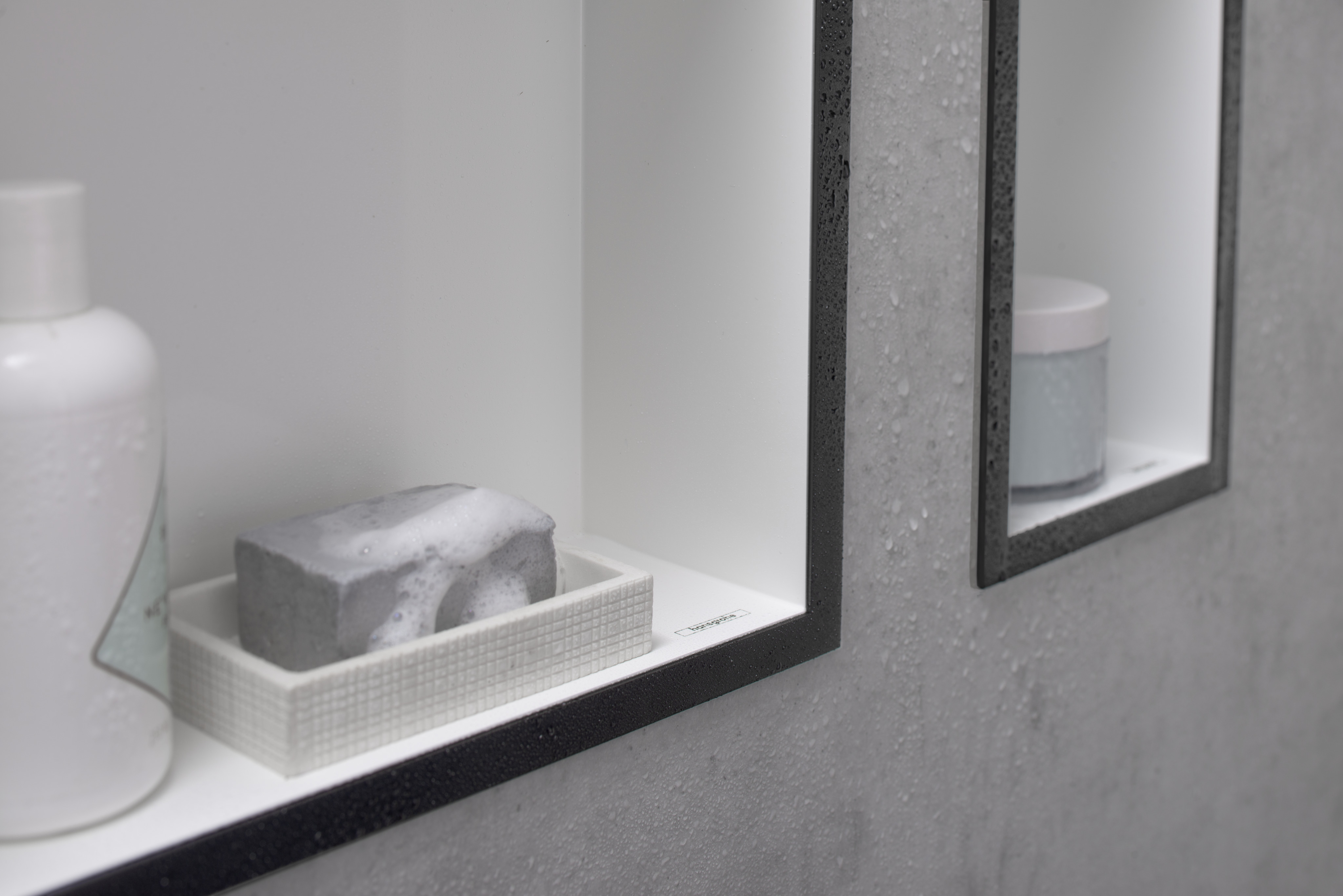 Hansgrohe XtraStoris Individual Wandnische, Korpus weiß matt, 30 x 15 x 10cm