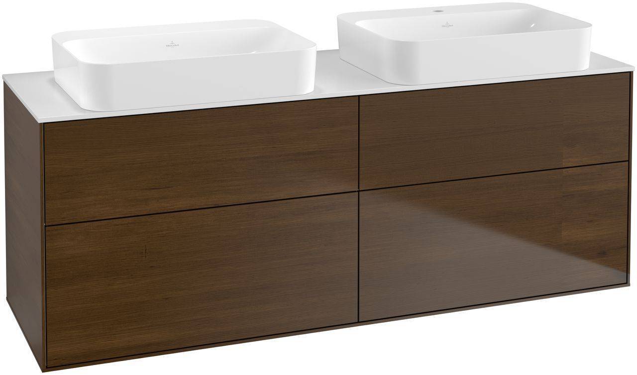 Villeroy & Boch Finion Waschtischunterschrank 1600 x 603 x 501mm, Abdeckplatte weiß matt