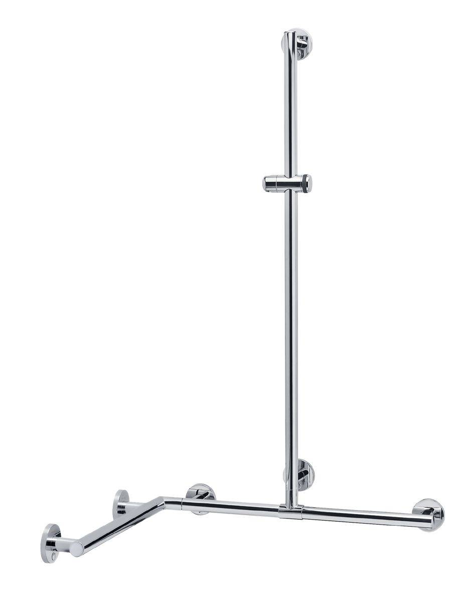 Duschhandlauf mit Brausestange Plan Care 1297/1097/1263mm 34915011911