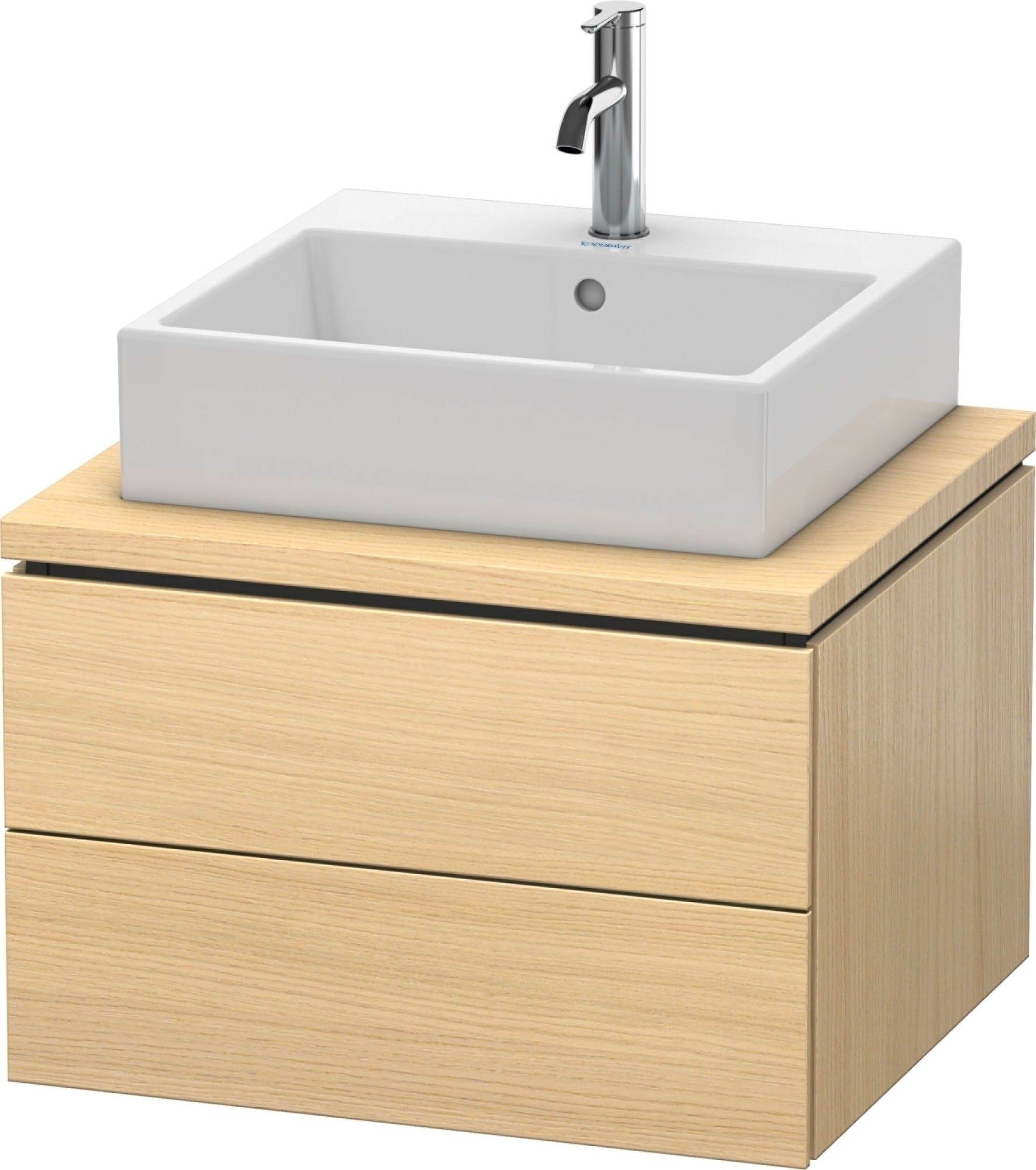 Duravit L-cube Waschtischunterbau für Konsole LC 5815, 2 Schubkästen, 620 x 547mm
