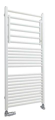 Zeno Wing bathroom radiator for hot water connection model ZW-120-050-5