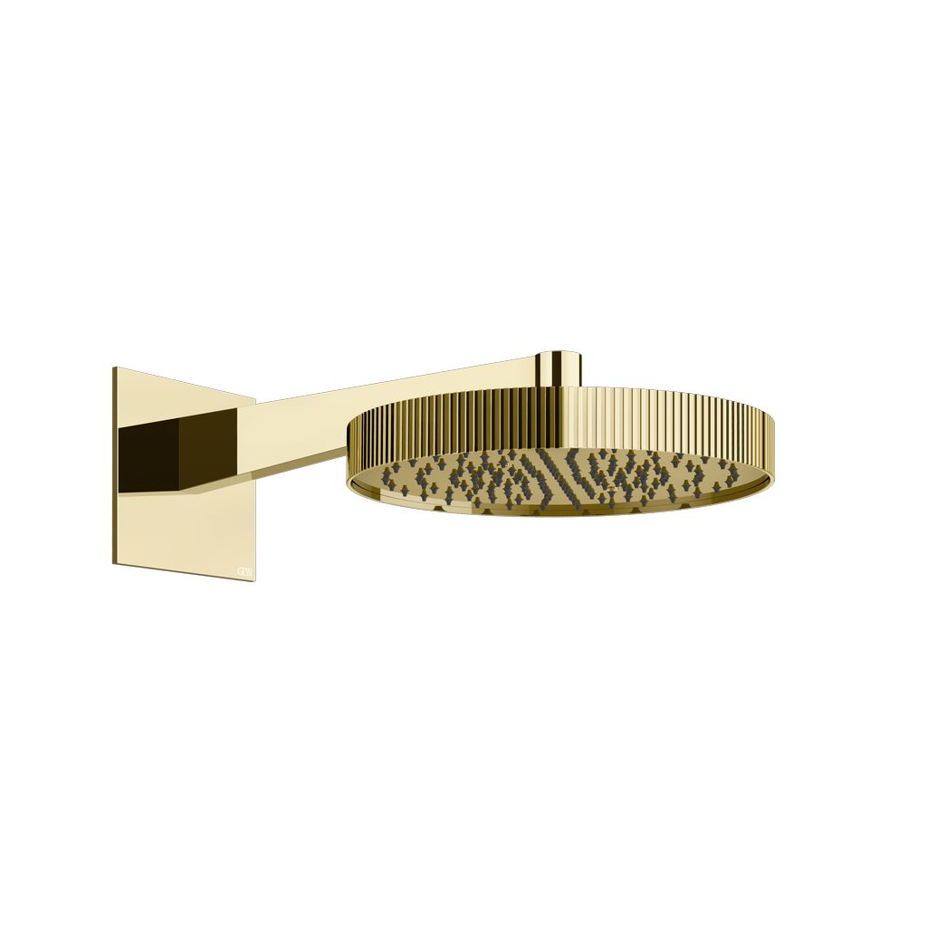 Gessi Incastri Kopfbrause, Rigato, messing PVD