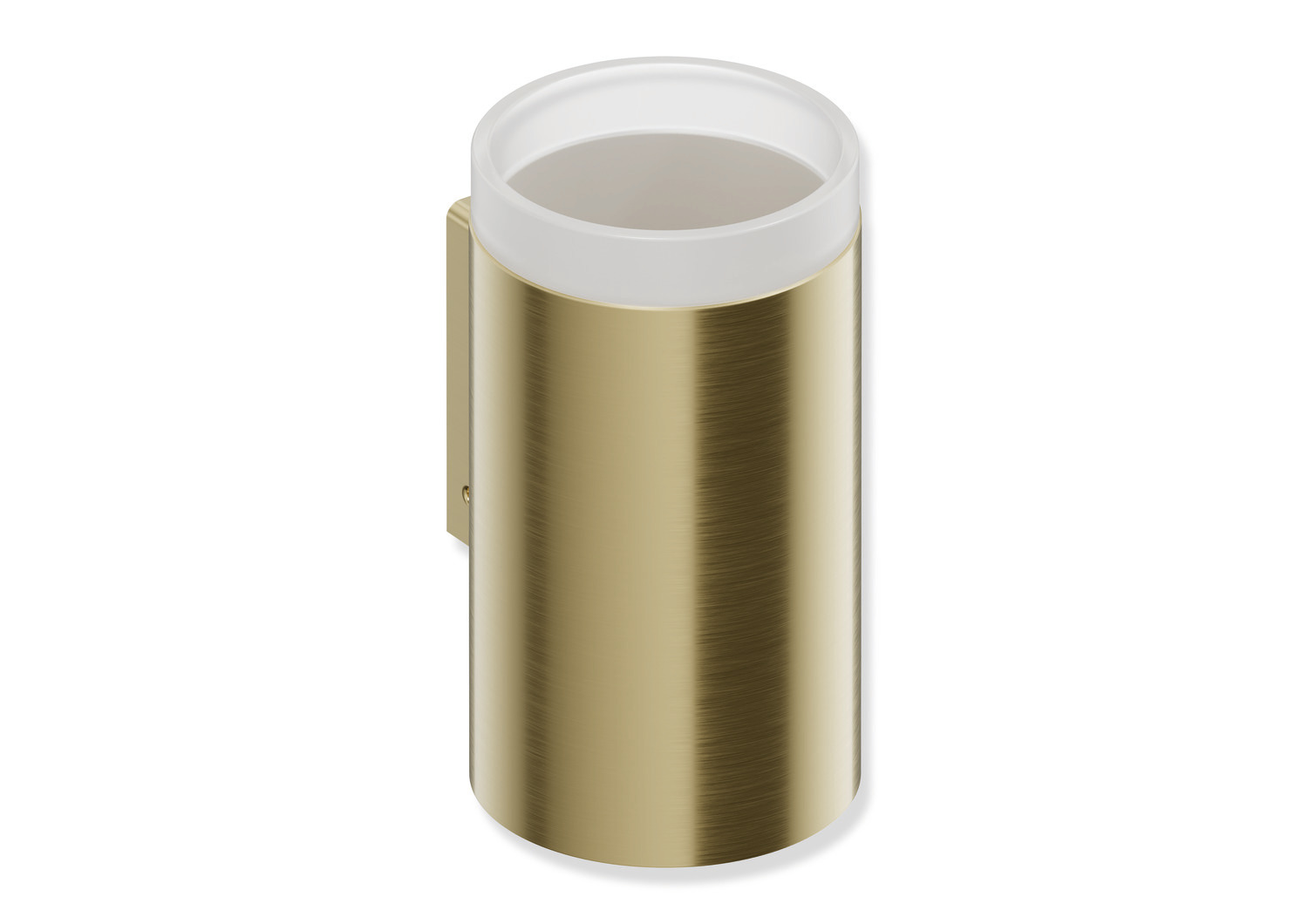 HEWI System 162 Becher mit Halter, Becher satiniertes Glas