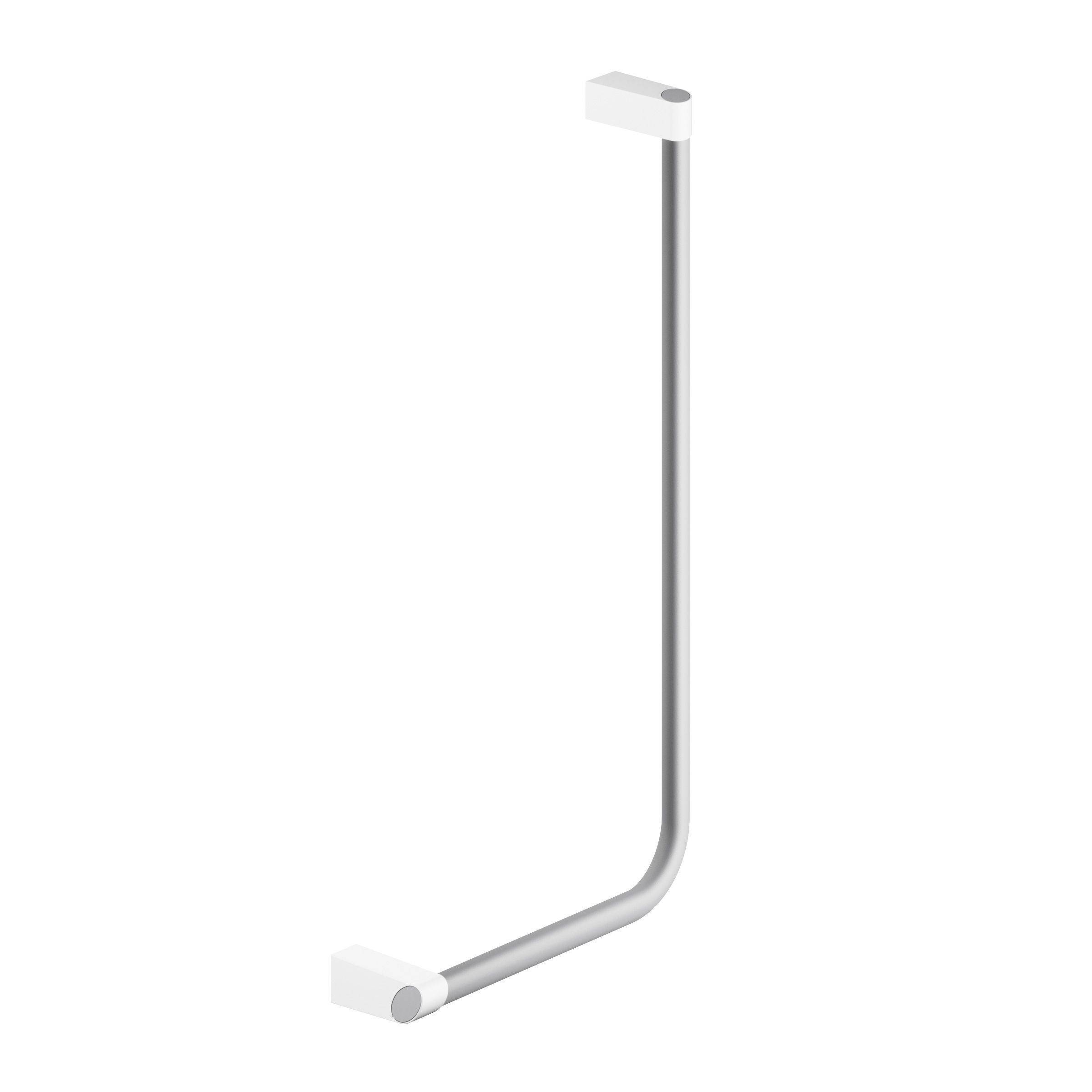 A100 Winkelgriff 90 Grad (300 x 600mm) mit zwei Stützen, rechts
