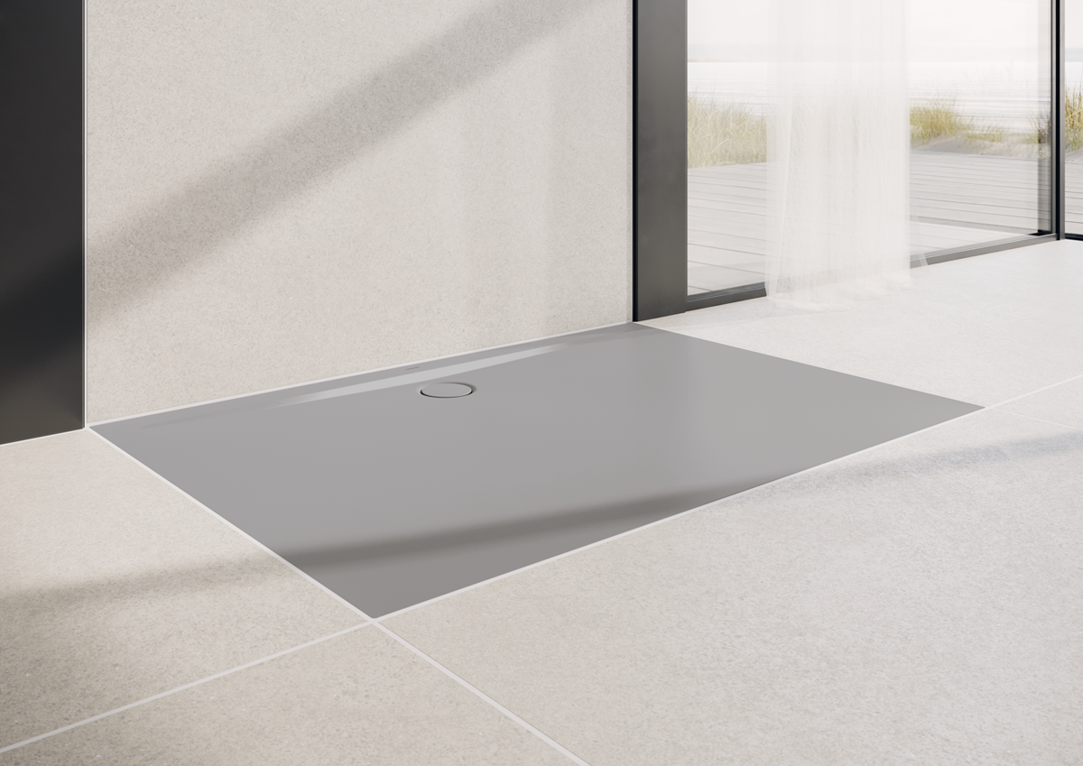 Superplan Zero Rechteck-Duschfläche Modell 1518-5 900 x 700 x 20mm, mit Wannenträger extraflach