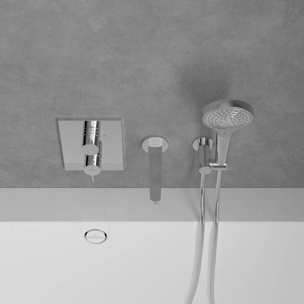 Conum Unterputz Thermostat mit Zweiwege-Mengenregulierung