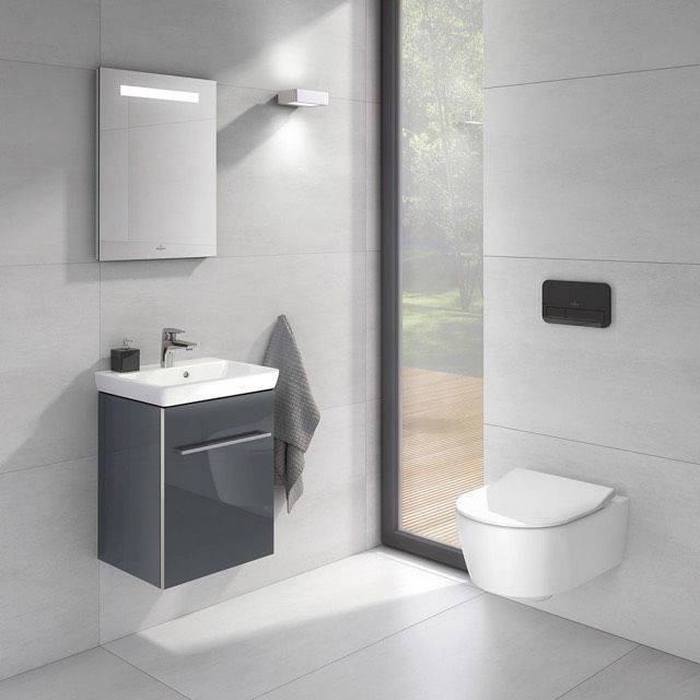 vbmiavento_2020_vet_a3_bb15_gre.jpg Avento Combi-Pack wall-hung WC without flush rim, seat with QuickRelease and SoftClose