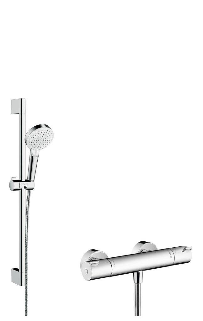 Crometta Ecostat 1001 CL Combi 0,65m Brauseset mit Thermostat