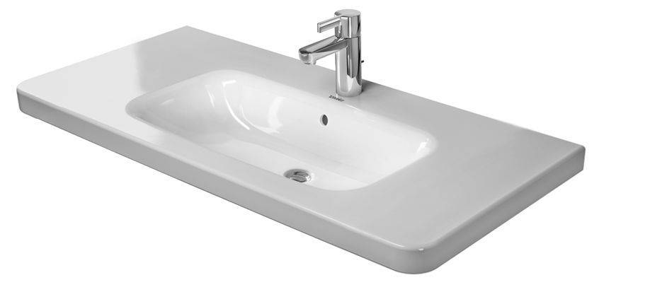 DuraStyle Möbelwaschtisch 1000 x 480mm, mit Hahnloch, mit Überlauf
