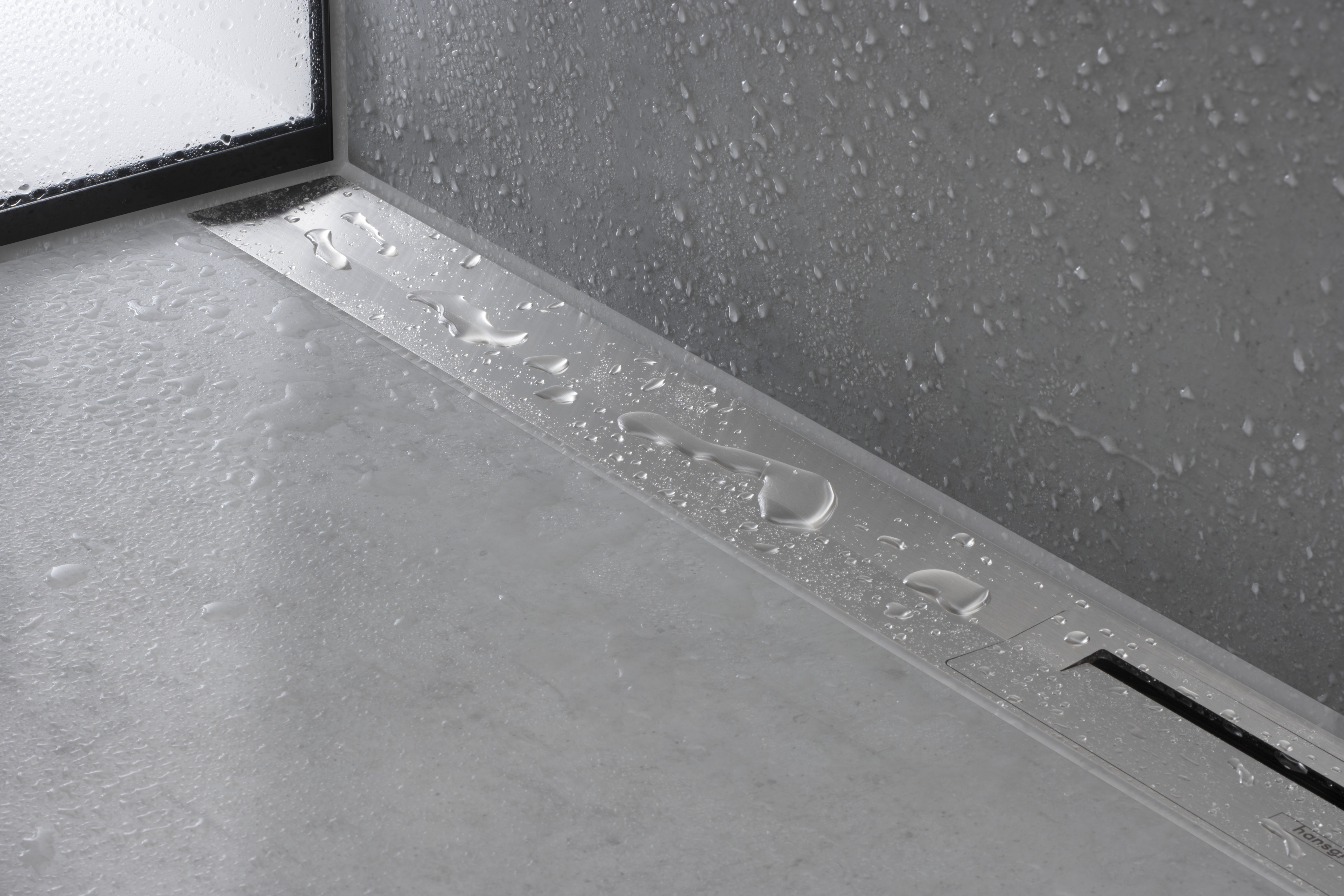 56054000_04 RainDrain Flex Fertigset Duschrinne 120cm kürzbar, zur Wandmontage