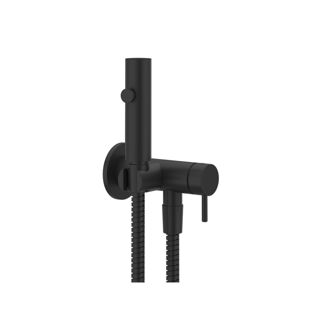 Gessi Vetaglio Bidet-Brause-Set schwarz matt