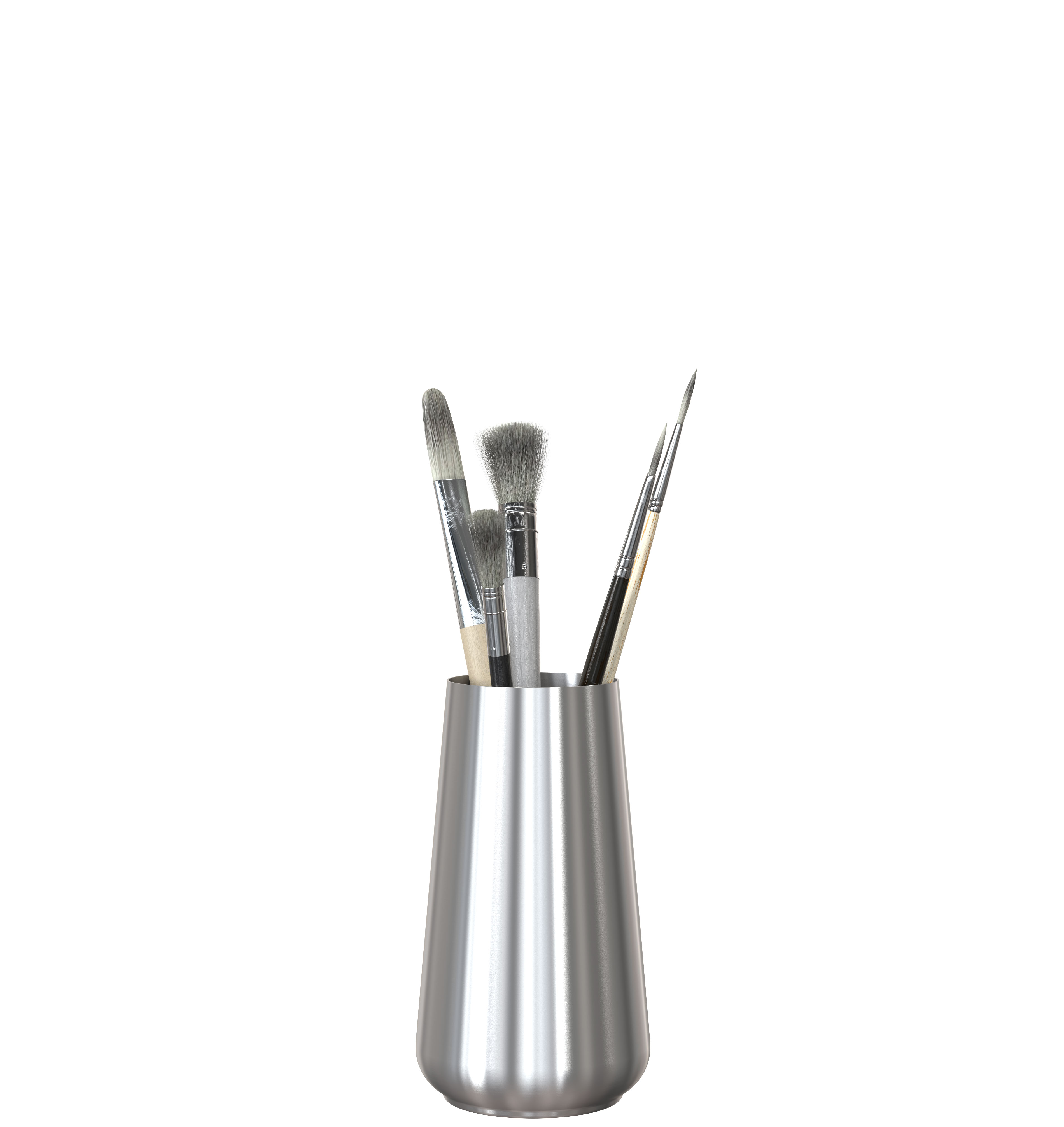 RONDO vase 5130, edelstahl gebürstet