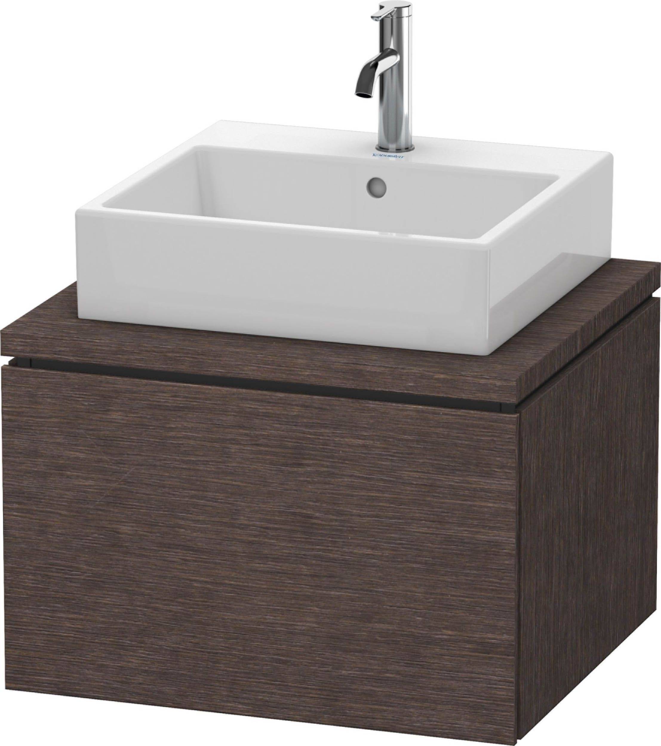 Duravit L-cube Waschtischunterbau für Konsole LC 5810, 1 Auszug, 620 x 547mm
